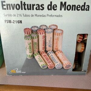 Royal Sovereign Coin Wrappers Assorted Colors